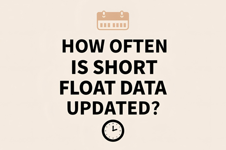 How often is short float updated